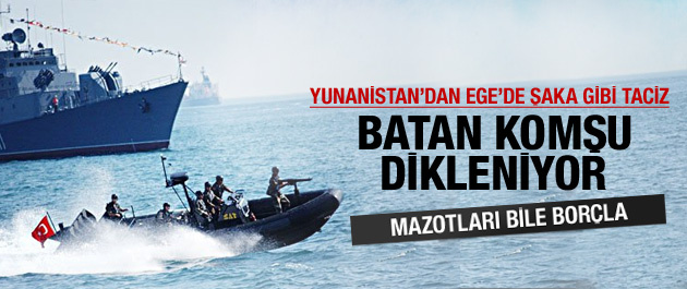 Yunan botlarından Türk teknelere taciz